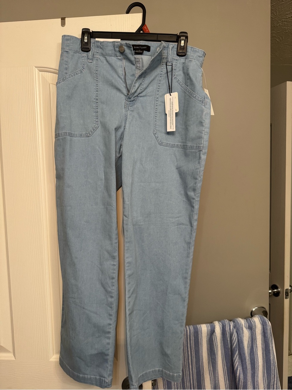NWT 31/12 Sanctuary The Marine Crop Straight Leg Women's cropped jeans 31 / 12